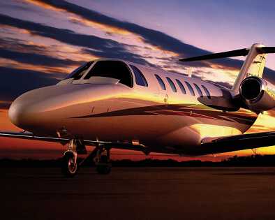 Cessna's reliable light business jet: The Cessna Citation CJ2 on the runway Cessna's reliable light business jet: The Cessna Citation CJ2 on the runway