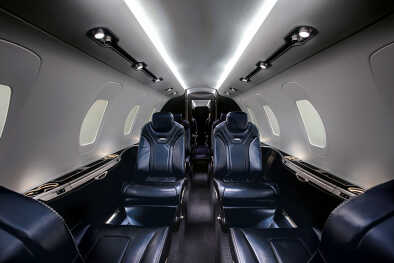 Flott auch von innen: Die Kabine des Cessna Citation XLS Flott auch von innen: Die Kabine des Cessna Citation XLS