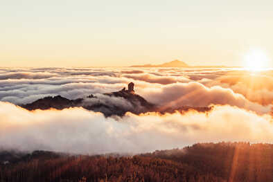 Nature and landscape of the Gran Canaria. Rocky mountains range, valleys, ocean.
Nature and landscape of the Gran Canaria. Rocky mountains range, valleys, ocean.