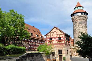 Castello imperiale Kaiserburg, Norimberga, Germania Castello imperiale Kaiserburg, Norimberga, Germania