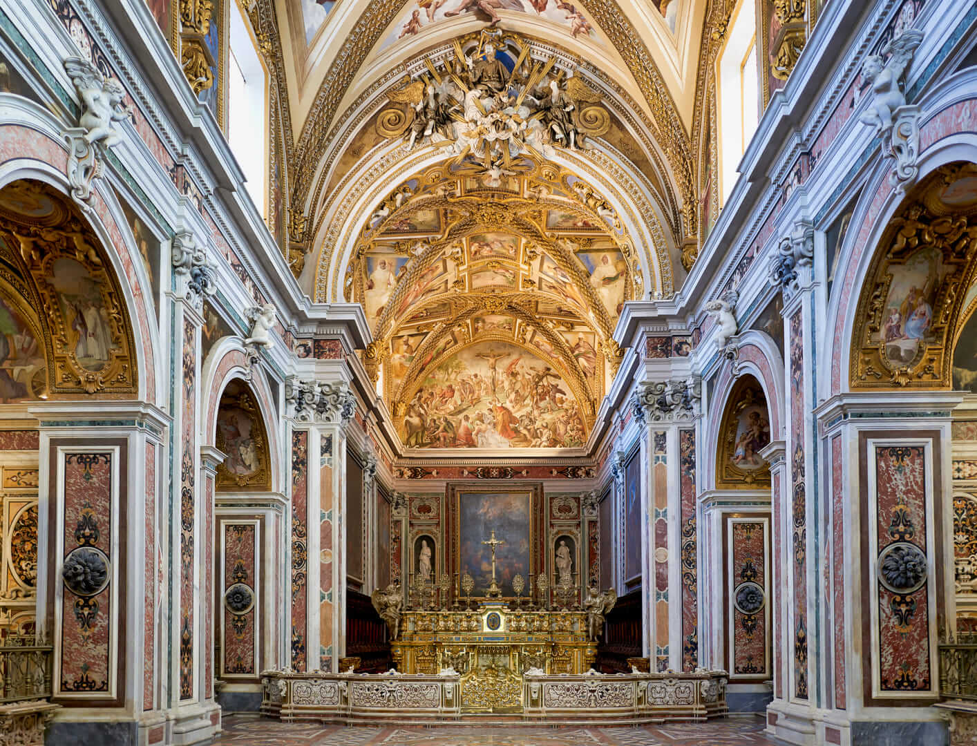 Naples Campanie Italie. Le musée à l'intérieur de la Certosa di San Martino (Charterhouse de Saint-Martin), un ancien complexe monastique, aujourd'hui un musée, à Naples,. Naples Italie Janvier 2019