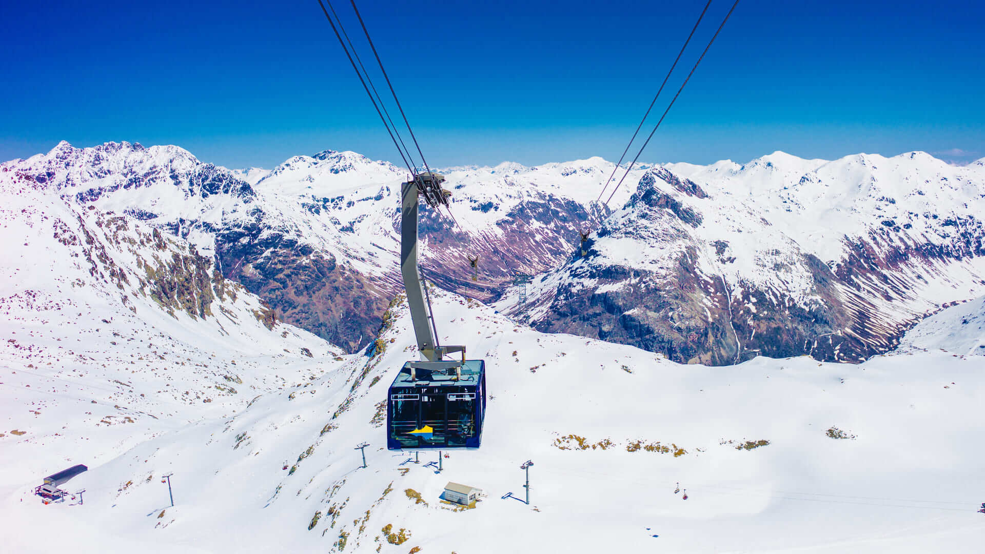 Cable Car to Diavolezza St.Moritz Engadine Switzerland
