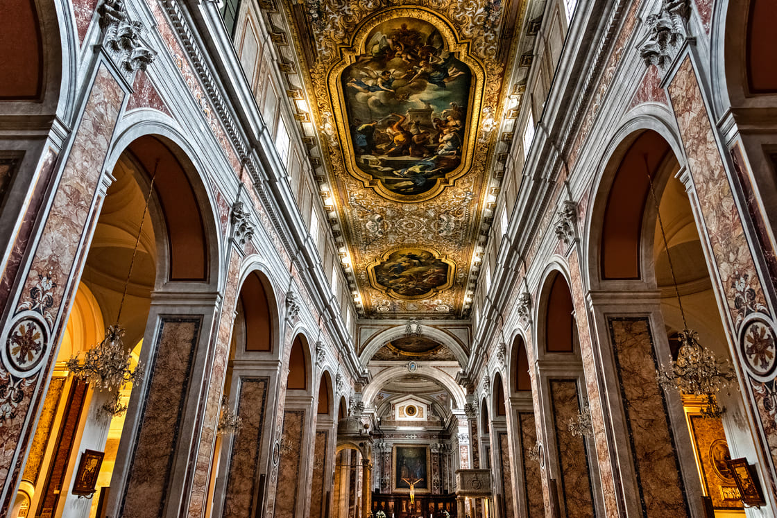  Interior view of San Filippo e Giacomo cathedral