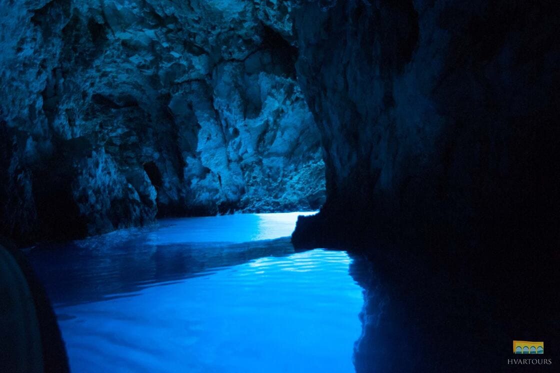 Blue cavern in Hvar