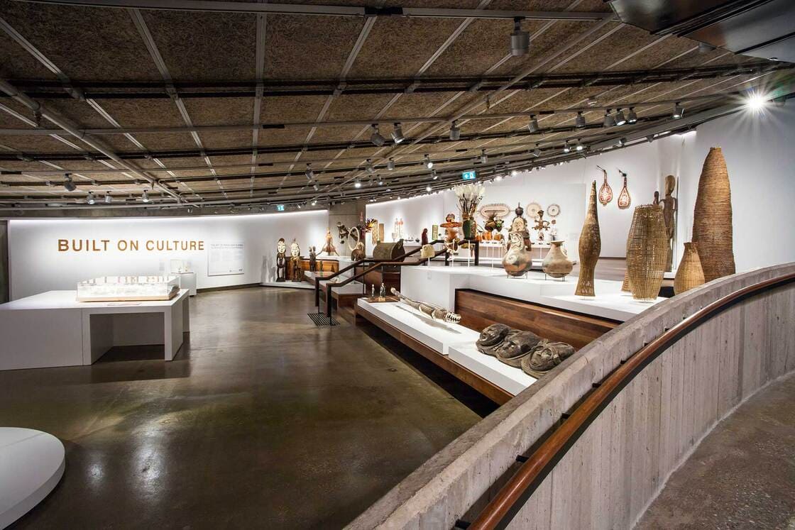 Interior of the Papua New Guinea National Museum and Art Gallery 