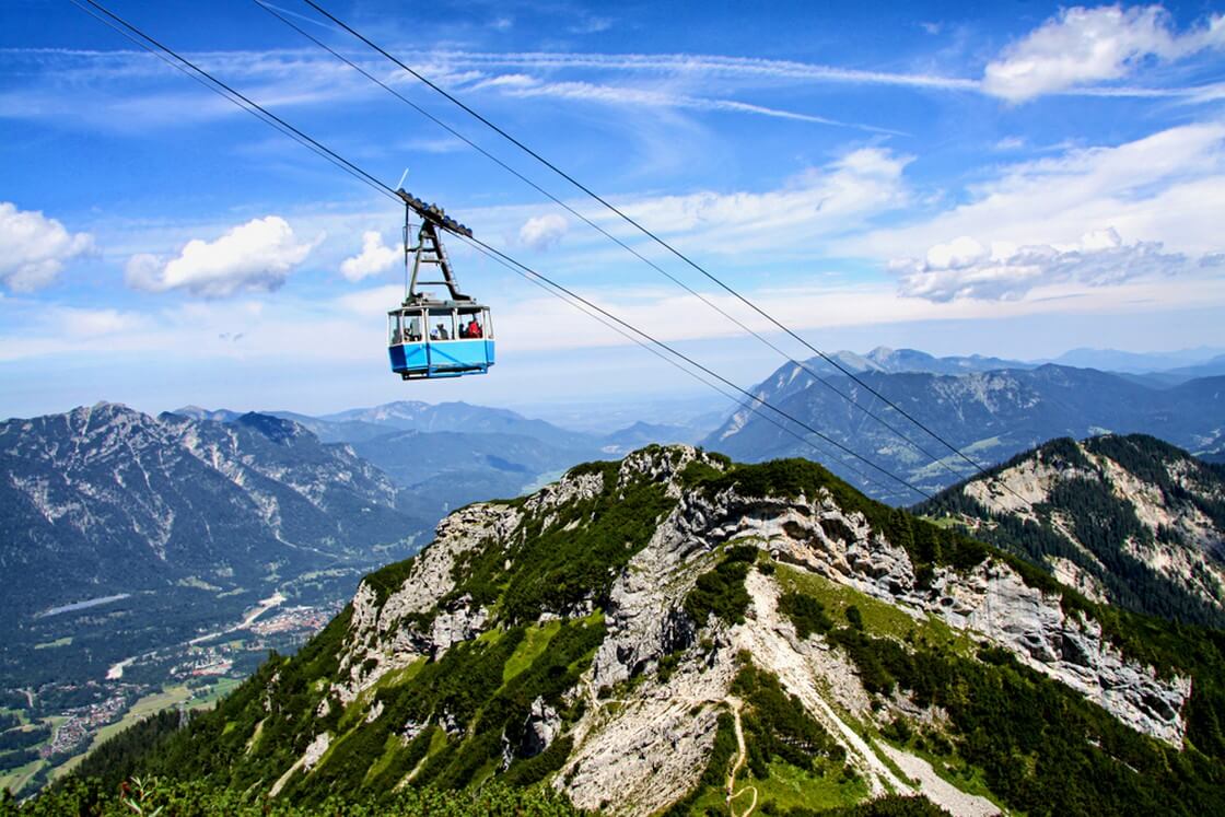 Cable car in Garmisch-Partenkirchen
