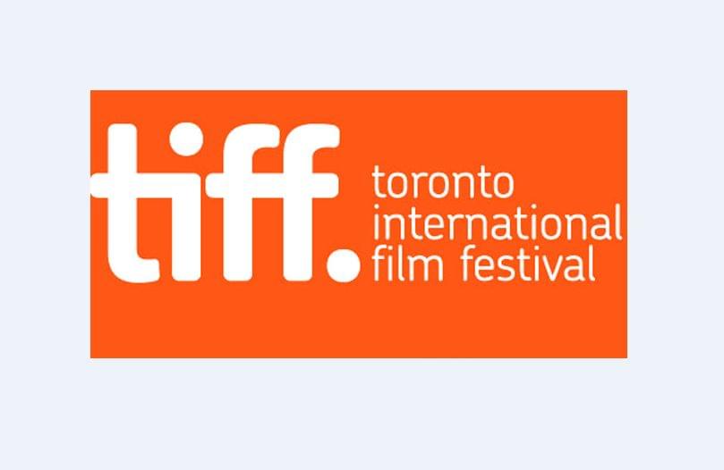 Orange and white logo of the tiff that is the Toronto International Film Festival