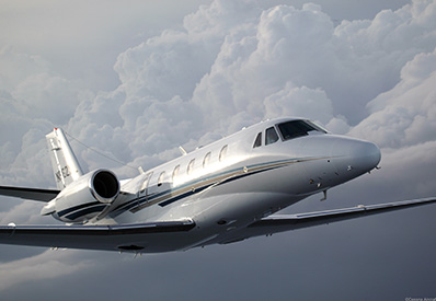 Super Light Jet Cessna Citation XLS to charter for private flights with LunaJets for intra-European flights for business trips or weekend getaways