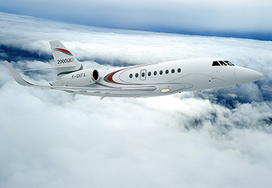 Dassault Falcon 2000LXS available for hire
