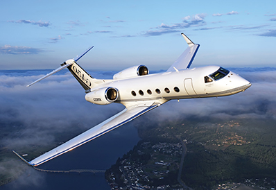 Super Large Business Jet Gulfstream G450 to charter for private aviation flights with LunaJets, high-performance aircraft, long-haul flights 