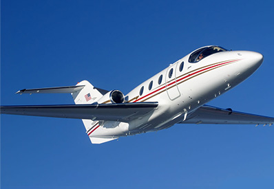 Light Jet Hawker Beechcraft 400XP to charter for private aviation with LunaJets