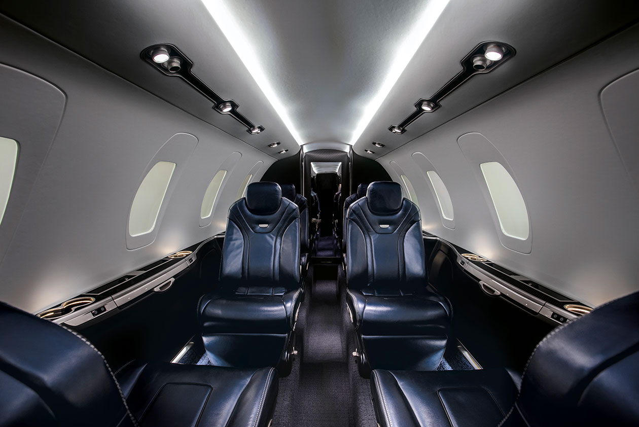 Изнутри он тоже очень привлекателен: Кабина Cessna Citation XLS
