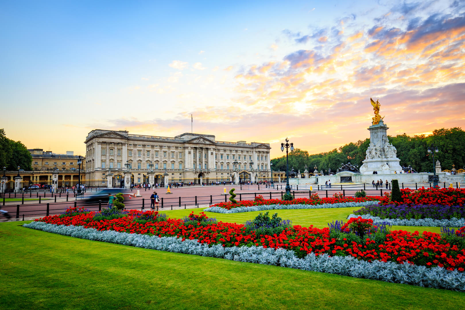 Buckingham Palace a Londra, Regno Unito.