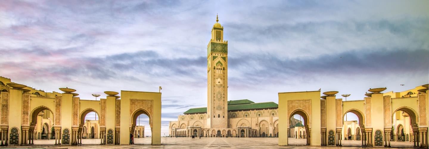 Foto della Moschea di Hassan II a Casablanca, Marocco