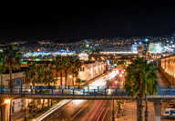 Algiers city by night (place des Martyrs)