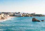 Photo of a beach in Biarritz in the Bay of Biscay