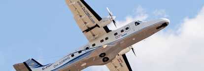 Turboprop Airliner Dornier 228 to charter for private aviation flights with LunaJets for short-haul flights for excellent prices, group traveling