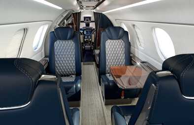 Embraer Phenom 300 aircraft cabin