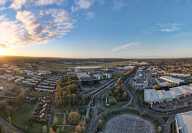 Farnborough Business Park Hampshire by drone
