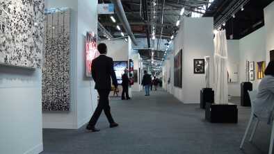 Art work exhibition corridor
