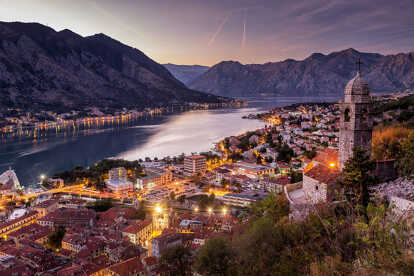 ciudad de Kotor en Montenegro