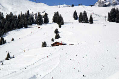 Piste de ski à Lech