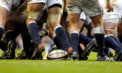 Mêlée au tournoi des six nations, rugby