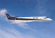 Regional Airliner Embraer ERJ 145 to charter for private aviation flights with LunaJets for reliability and durability, short-haul flights, groups