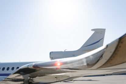 luxury view of an aircraft interior