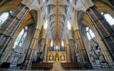 interior of the westminster abbey