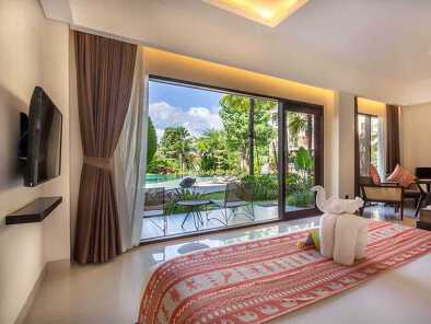 Una habitación en el Sanctoo Suites & Villas Una habitación en el Sanctoo Suites & Villas