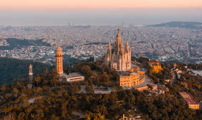 view over barcelona view over barcelona