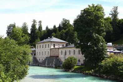 Mina de sal con río en Baviera Mina de sal con río en Baviera