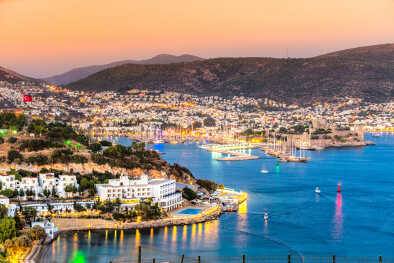 Puesta de sol en Bodrum Puesta de sol en Bodrum