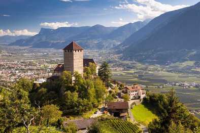 Castillo del Tirol, Sud Tirol, Bolzano,Italia Castillo del Tirol, Sud Tirol, Bolzano,Italia