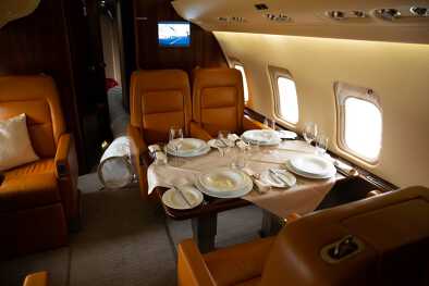Cabina del avión Bombardier Challenger 850 Cabina del avión Bombardier Challenger 850