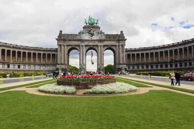 Parque del Cincuentenario en Bruselas, Bélgica Parque del Cincuentenario en Bruselas, Bélgica