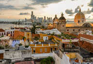 Preciosa vista aérea de Cartagena