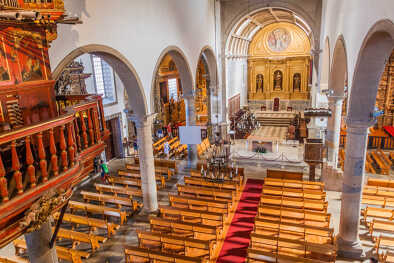 Interior de la Catedral de Faro (Se de Faro), Portugal Interior de la Catedral de Faro (Se de Faro), Portugal