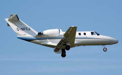 Cessna CitationJet 525 CJ1 en vuelo Cessna CitationJet 525 CJ1 en vuelo