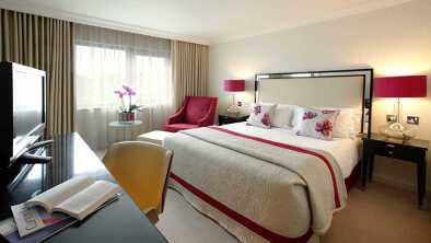 Chambre de luxe à l'hôtel Bristol