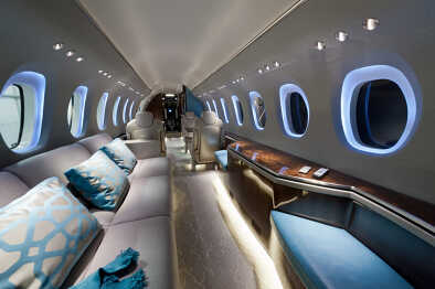 Luxury cabin of the Cessna Citation Latitude Luxury cabin of the Cessna Citation Latitude