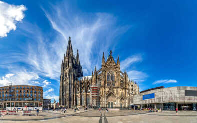 Cologne, Cathedral by a sunny day