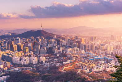 Vue imprenable sur Séoul, Corée du Sud Vue imprenable sur Séoul, Corée du Sud