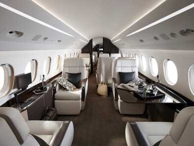 Cabina de avión Dassault Falcon 2000LXS Cabina de avión Dassault Falcon 2000LXS