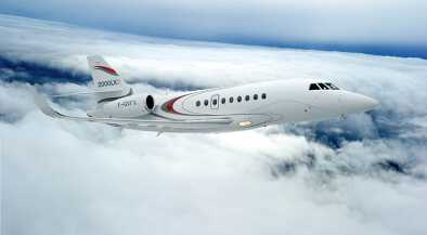 Dassault Falcon 2000LXS en vuelo Dassault Falcon 2000LXS en vuelo