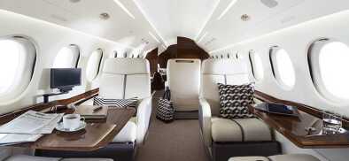 Cabine du Falcon 7X de Dassault Cabine du Falcon 7X de Dassault