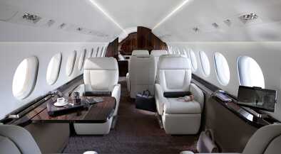 Dassault 8X aircraft cabin