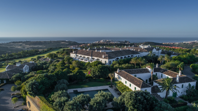 aerial view of the finca cortesin