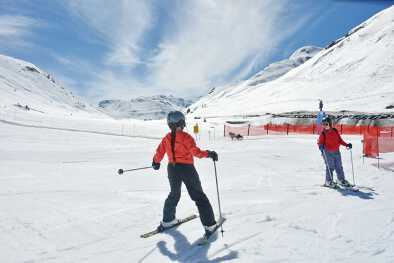 En Lech se puede esquiar a nivel mundial, tanto para profesionales como para principiantes.